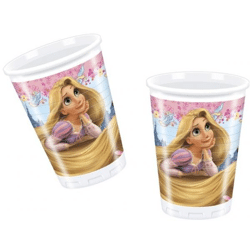 Disney Rapuzel - 8 Plastikbecher 200 ml