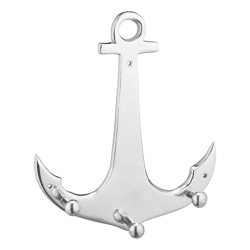 Coat rack anchor, silver, approx. 27cmH
