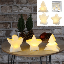 LED light X-Mas, 3/s, approx. 9cmH