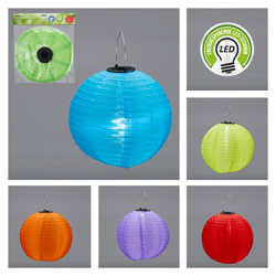 LED solar lantern OUTDOOR, gr, 30cm