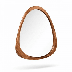 Len-Fra wandspiegel Gail walnut 80 x 90 cm