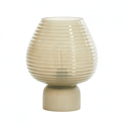 Light & Living tafellamp Alenna LED op batterij groen grijs 23 cm