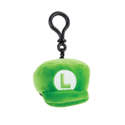 Nintendo Plüsch -  Mario Kart Luigi Hut - Plüsch Clip'n Schlüsselanhänger (10cm)