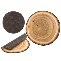 Out of the blue vloerkleed boomstam 60 cm