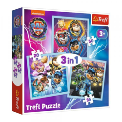 Paw Patrol Film - 3 in 1 Puzzle