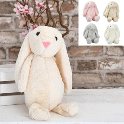 Plush rabbit, 4/s, small, approx. 30cmH