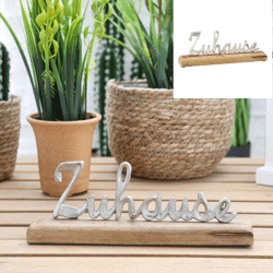 Lettering, home, on foot, small, approx. 10cmH