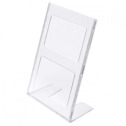 Scritto folderstandaard A4 transparant