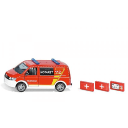 SIKU 2116 - VW Transporter T6 Notarztwagen, 1:50 - Modellauto