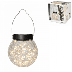 Solar LED lamp outdoor op batterij 12 cm