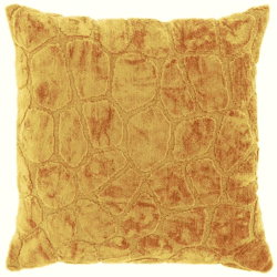 Unique Living kussen Elina okergeel 45 x 45 cm