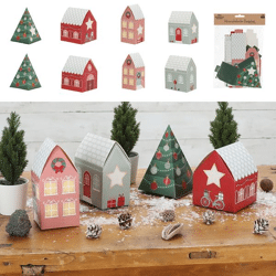 Advent calendar craft set Advent house, DIY, 24 pcs.