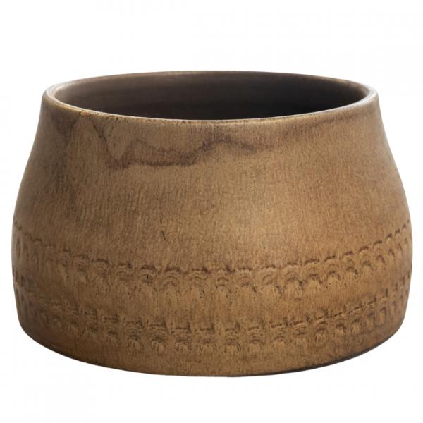 Flower pot Pyramid brown 24 cm