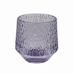 Countryfield tea light holder Cynthia S purple 8 cm