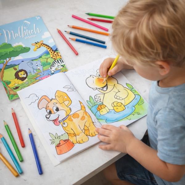 Craft ID Malbuch A4 64 Färbeseiten 3fach sortiert