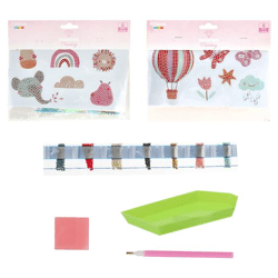 Diamond Painting Sticker, 2/s, set of 6