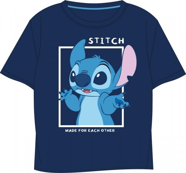 Disney Stitch - T-Shirt blau f&uuml;r Damen - Gr&ouml;&szlig;e S-XL