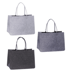 Felt bag with handle approx. 50cm x 35cm, 3/s 