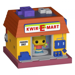 Funko 83684 - Bitty Pop! Towns - Bart Simpson and Kwik-E-Mart