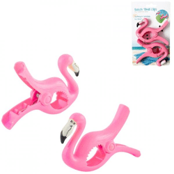 Handtuch XL Clip Flamingo 2er Set