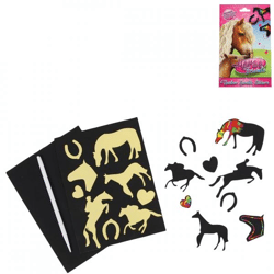 Horse Friends Kratzsticker 15 cm