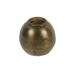Candlestick Dobra Sphere brass colored 5.7 cm