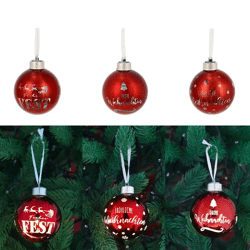 LED Christbaumkugel, 3/s, Beere, 8cmD