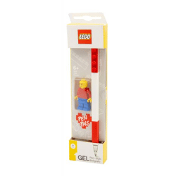 LEGO® gel pen with Lego figure - color red