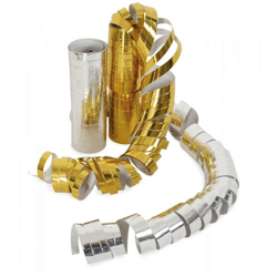 Streamers gold/silver, assorted colors