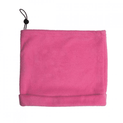 Niltons fleece turtleneck scarf pink 25 cm