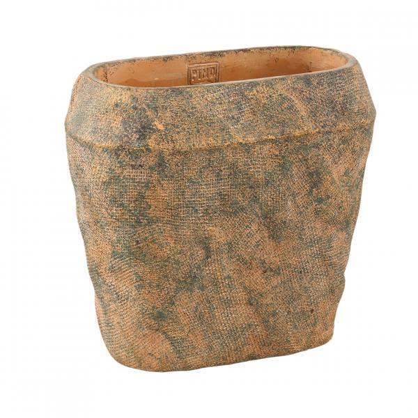 PTMD Blumentopf Lourdes gelb/grün 30 cm