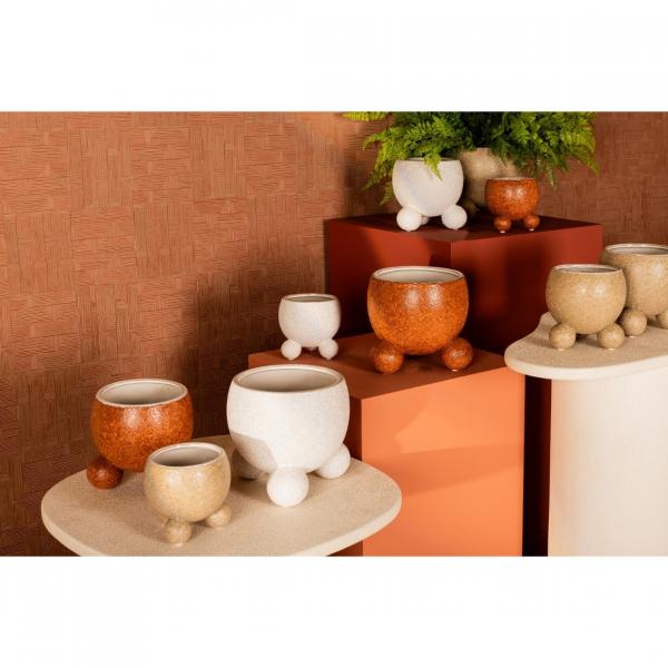 PTMD Blumentopf Malinda L creme 17 cm