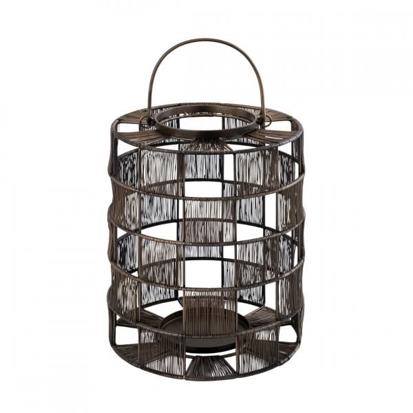 PTMD Laterne Stenn S Metall Messing 30 cm