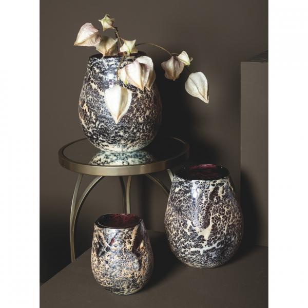 PTMD Windlicht Jice bordeaux 15 cm