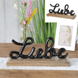 Love lettering, on foot, large, approx. 21cmB