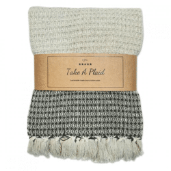 Take a Plaid 12 recycled cotton green 130 x 180 cm