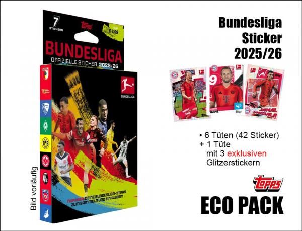 Topps Bundesliga Sticker 2025/2026 &ndash; ECO PACK