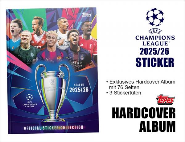 Topps UEFA Champions League 2025/2026 Sticker &ndash; ALBUM HARDCOVDER