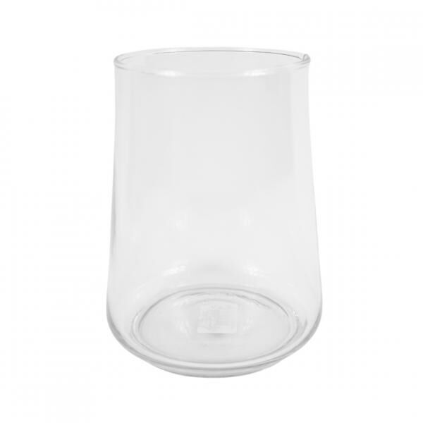 Vase Zylinder Glas transparent 18 cm