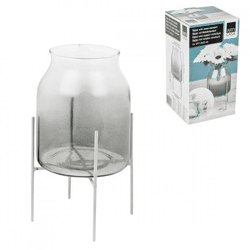 Vase on stand 22 cm