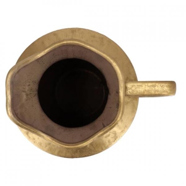 Vase Boa with handle gold color 45 cm