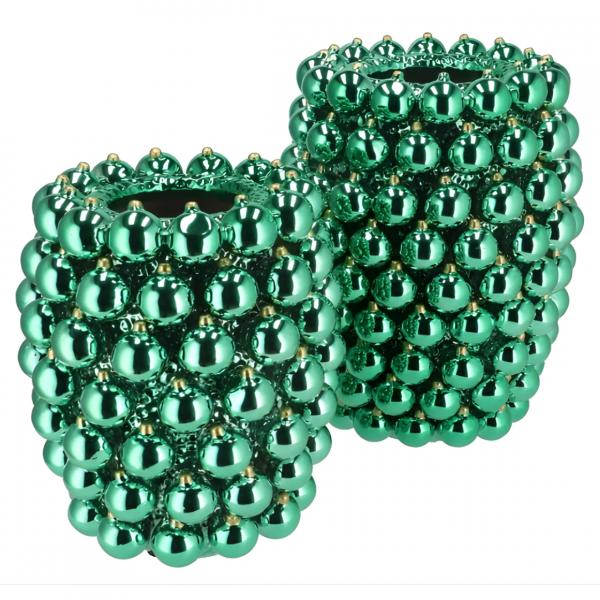 Vase Christmasball green 39 cm