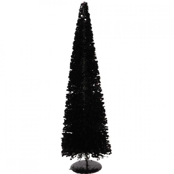 Weihnachtsbaum Sparkle Pailletten schwarz 60 cm