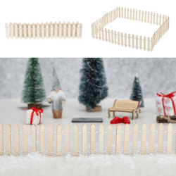 Gnome fence, natural, approx. 90x5cm