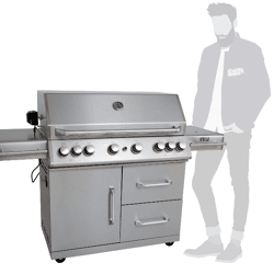  ZUNDA Gasgrill MGG-362 Master mit Backburner 