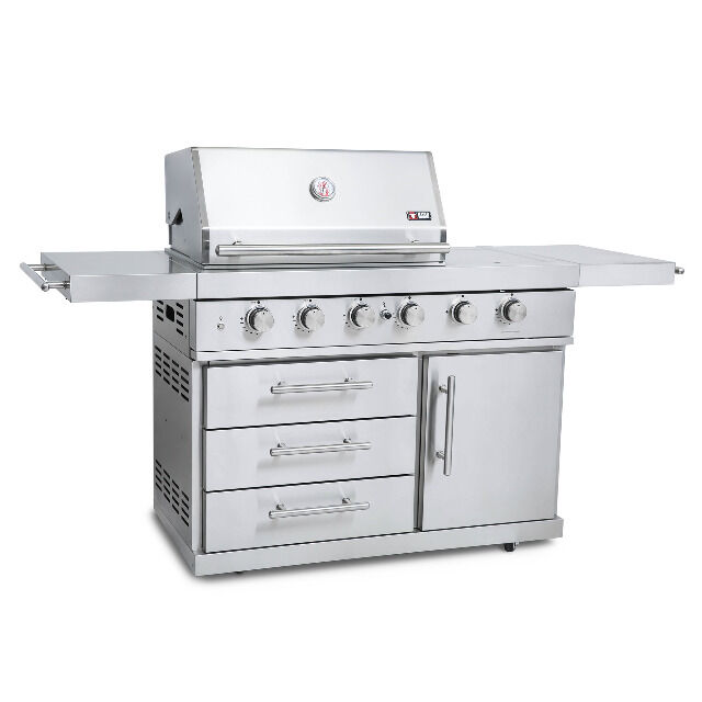 ZUNDA Gasgrill MGG-442 Premium mit Backburner