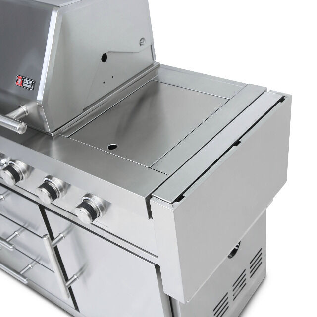 ZUNDA MGG-442 Premium gas barbecue with backburner