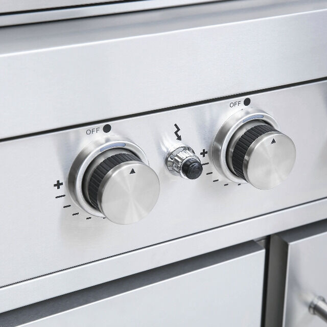 ZUNDA MGG-442 Premium gas barbecue with backburner