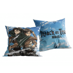 Attack on Titans - Levi & Eren - Cushion - 40 x 40 cm