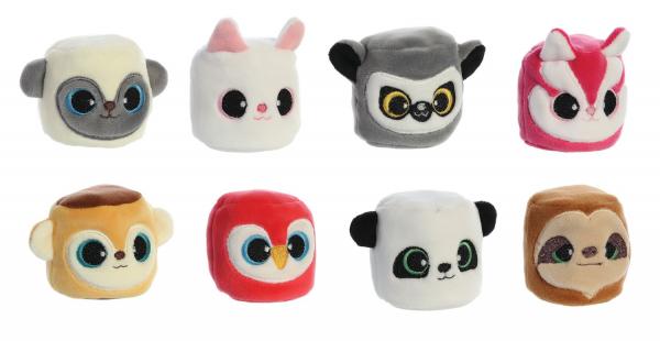 Aurora 61557 - Yoohoo Stackies - Pl&uuml;schfiguren Sortiment, Serie 1 - 8-fach Sortiert im Display (64 St&uuml;ck)